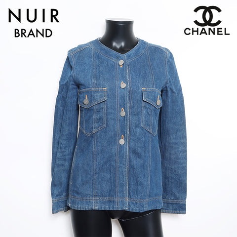 香奈儿香奈儿（Chanel Chanel）99c size34牛仔夹克蓝色WS10613