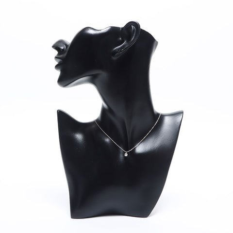 TIFFANY&Co. Pt950 – Diamant-Halskette Silber WS10619
