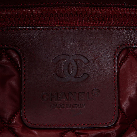 シャネル CHANEL 13番台 コココクーン トートバッグ ブラック WS10639