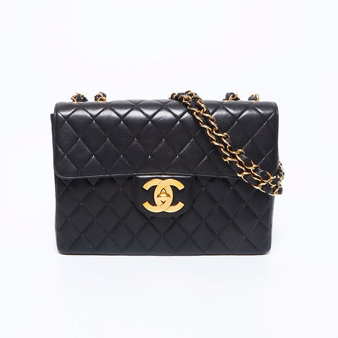 Chanel CHANEL 3rd Lambskin Matelasse Shoulder Bag Black WS10642