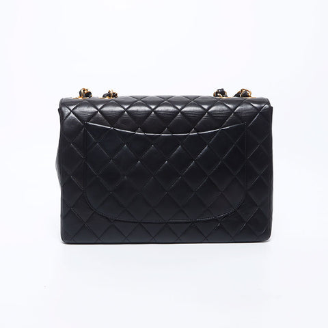 Chanel Chanel 3. Lambskin Matelasse Umhängetasche Schwarz WS10642