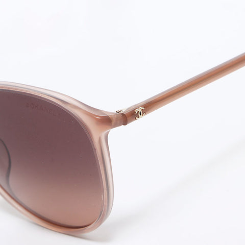 CHANEL COCO Mark sunglasses Brown WS10658
