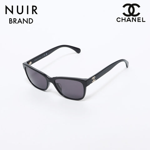 シャネル CHANEL ココマーク ラインストーン サングラス ブラック WS10659 – NUIR VINTAGE