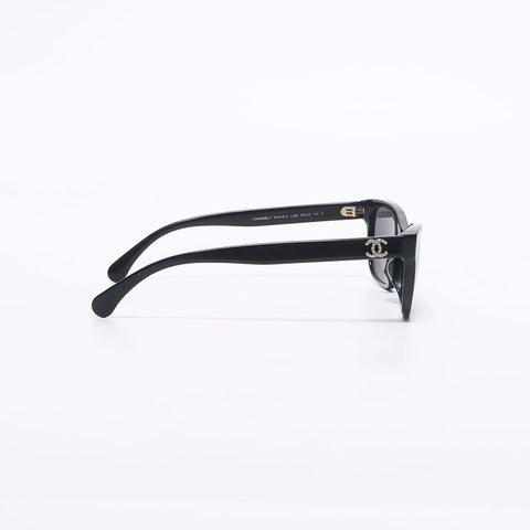 CHANEL シャネル サングラス ココマーク ライトストーン ブラック CHANEL シャネル ココマーク ラインストーン サングラス 05256