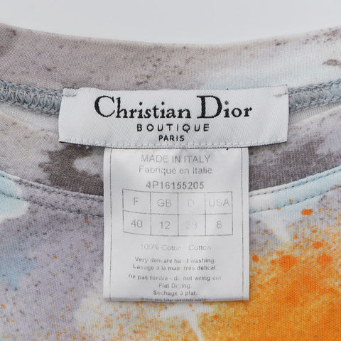 クリスチャンディオール Christian Dior Size:40 ブティック グラフィック 半袖Ｔシャツ マルチカラー WS10672