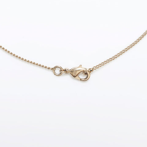 CHANEL 12P COCO Mark Coral motif 2way Necklace Gold pink WS10693