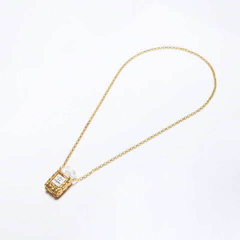 Chanel Chanel 1990S N19香水盒项链金黄金WS10694