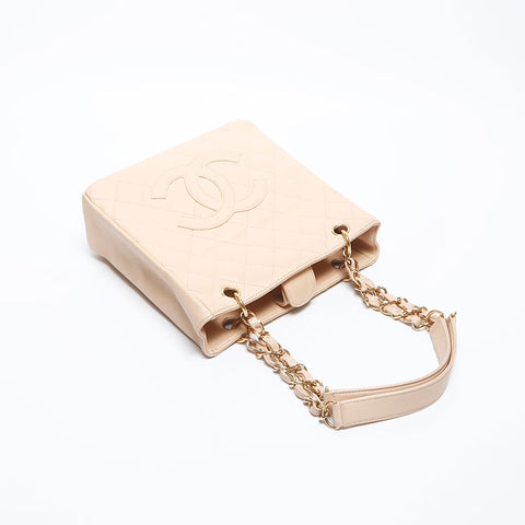 CHANEL No. 13 COCO Mark Matelasse Caviar Skin Chain Shoulder Bag pink WS10699