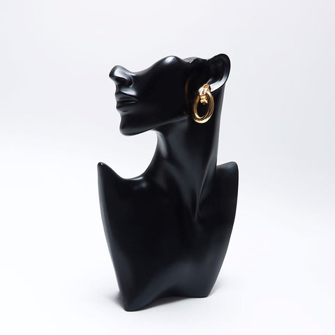 克里斯蒂安·迪奥（Christian Dior）箍复古徽标耳环金金WS10713