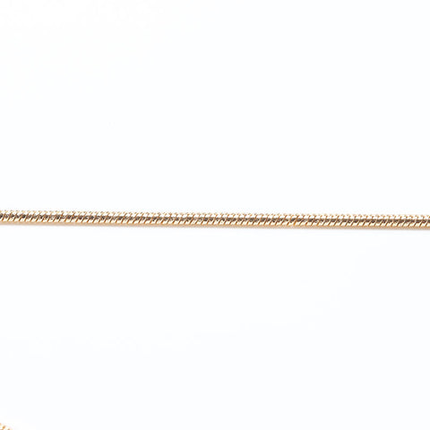 Christian Dior D徽标复古徽标图案项链金WS10720