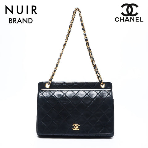 Chanel CHANEL Matelasse pouch chain shoulder bag black WS10722