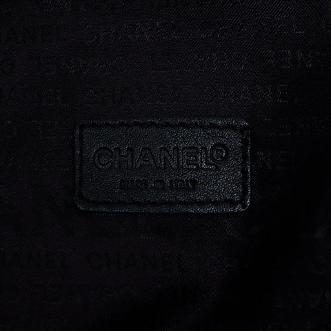 シャネル CHANEL 7番台 スポーツライン ボストンバッグ ブラック WS10723