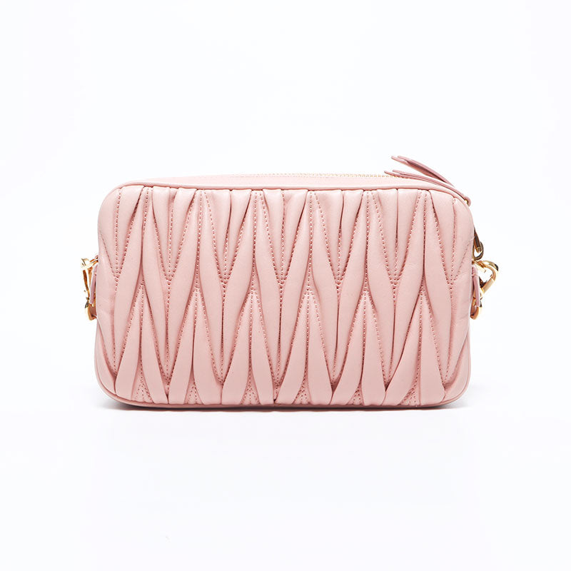 ミュウ ミュウ Miu Miu 2way ハンドバッグ マテラッセ レザー