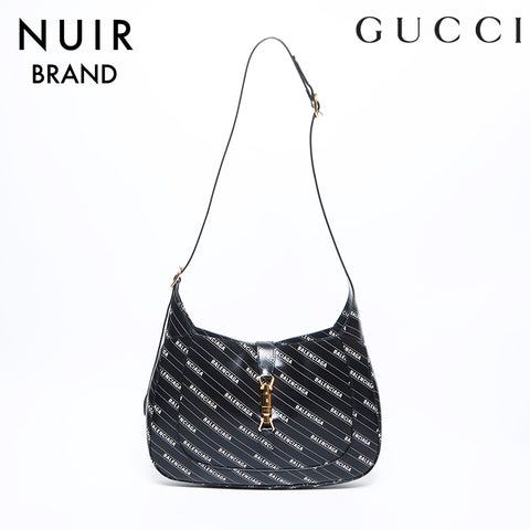 Gucci BALENCIAGA Jackie 1961 The Hacker Project Handbag Black WS10726