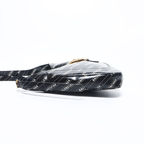 Gucci Balenciaga Jackie 1961 The Hacker Project手提包黑色WS10726