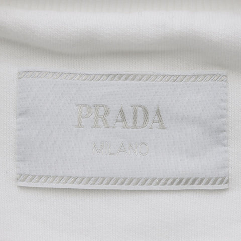 Prada三角徽标运动衫白色WS10731