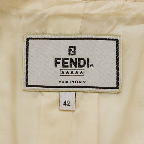 Fendi Ensemble Star一件设置黄色WS10732