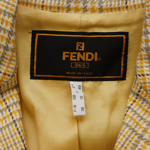Fendi Setup Anzug gelb WS10733