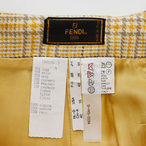 フェンディ FENDI セットアップ スーツ イエロー WS10733