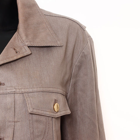 Louis Vuitton LOUIS VUITTON denim jacket brown WS10734