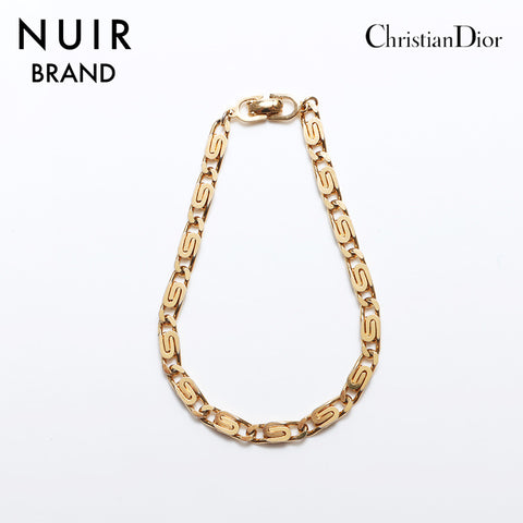 クリスチャンディオール Christian Dior ヴィンテージ チェーン 幅0.5cm ブレスレット ゴールド WS10745 – NUIR  VINTAGE