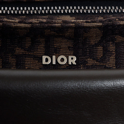 クリスチャンディオール Christian Dior トロッター サドルバッグ ショルダーバッグ ブラウン WS10783