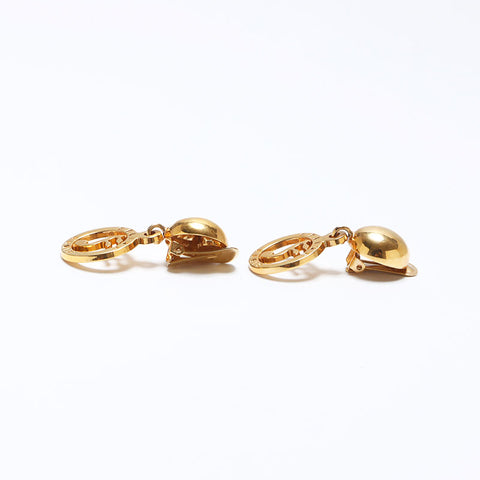 CELINE Musical note round Earring gold WS10793