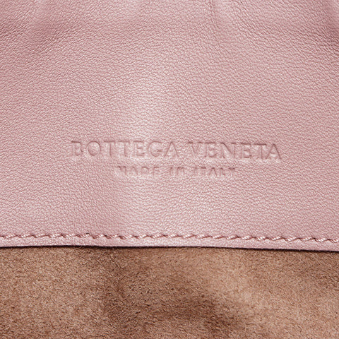 ボッテガヴェネタ BOTTEGAVENETA イントレチャート オリンピア レザー チェーン ショルダーバッグ ピンク WS10821