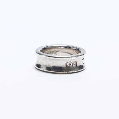 TIFFANY&Co. 925 1837 Narrow Ring No. 8 Ring Silver WS10834