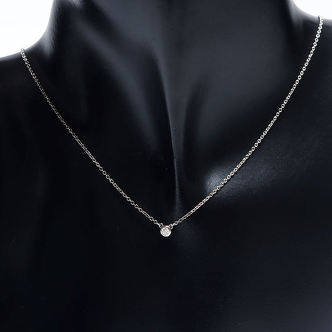 ティファニー TIFFANY&Co. 925 ダイアモンド Pretti シングル ネックレス シルバー WS10837