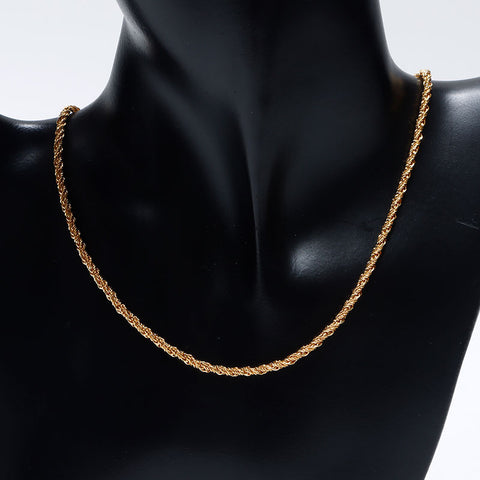 Christian Dior Twist Chain Collier Gold WS10844