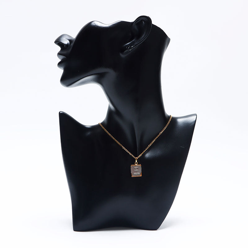 セリーヌ CELINE ロゴ プレート ネックレス ゴールド WS10858 – NUIR