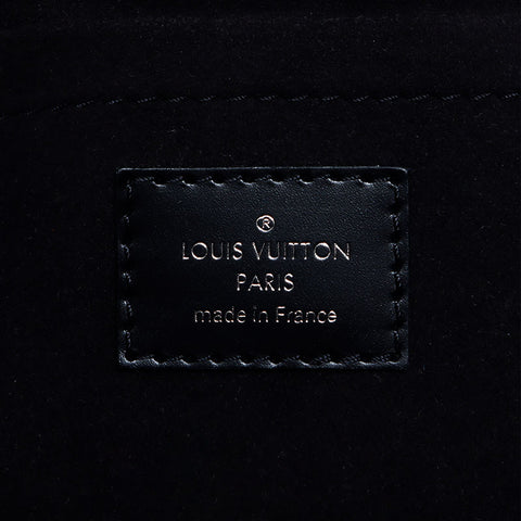 ルイ・ヴィトン LOUIS VUITTON 2010s モンテーニュ エピ シルバー金具 ショルダーバッグ ブラック WS10872