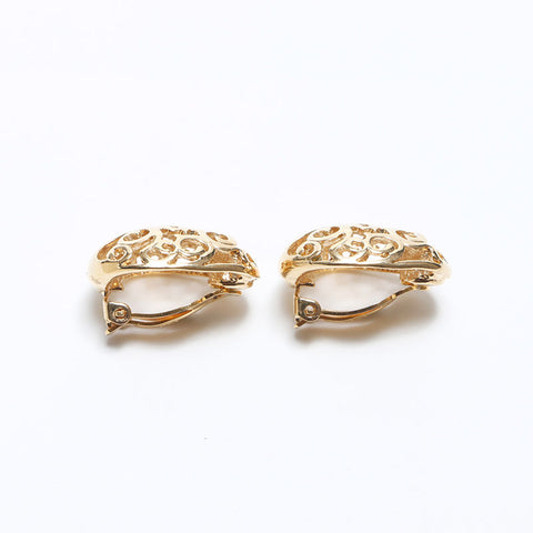 YVES SAINT LAURENT vintage Earring gold WS10884