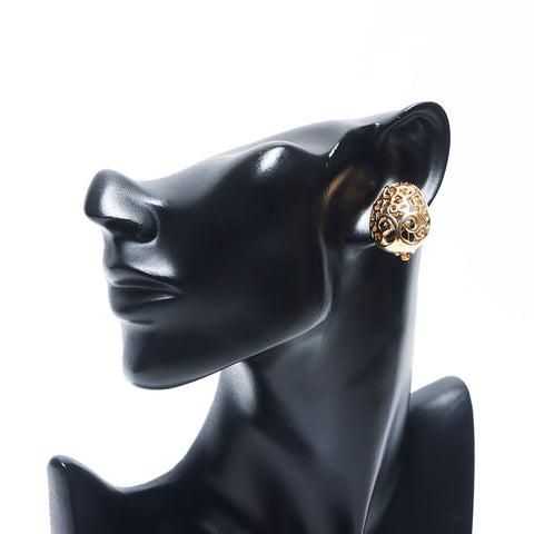 YVES SAINT LAURENT vintage Earring gold WS10884