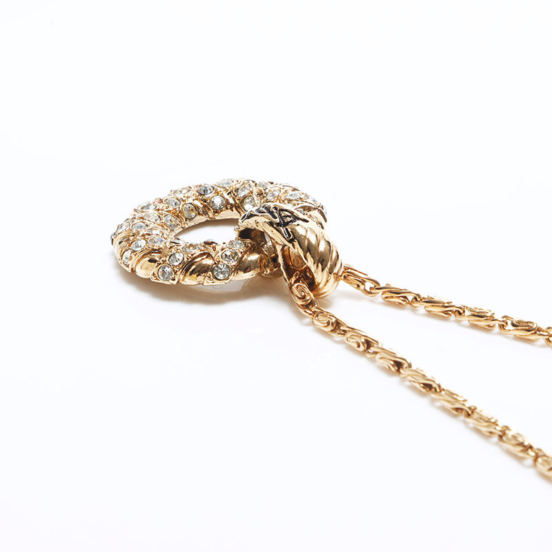 イヴ・サンローラン YVES SAINT LAURENT ラインストーン