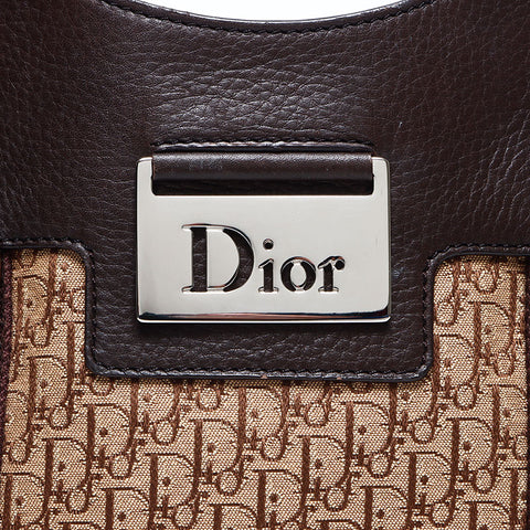 クリスチャンディオール Christian Dior キャンバス トロッター ストリートシック トートバッグ ブラウン WS10905