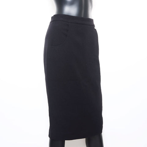 香奈儿大小：38羊毛丝绸夹克裙子P42613西装黑色WS10911