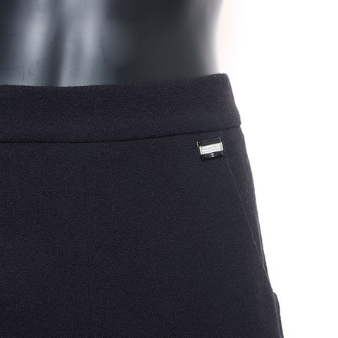 香奈儿大小：38羊毛丝绸夹克裙子P42613西装黑色WS10911