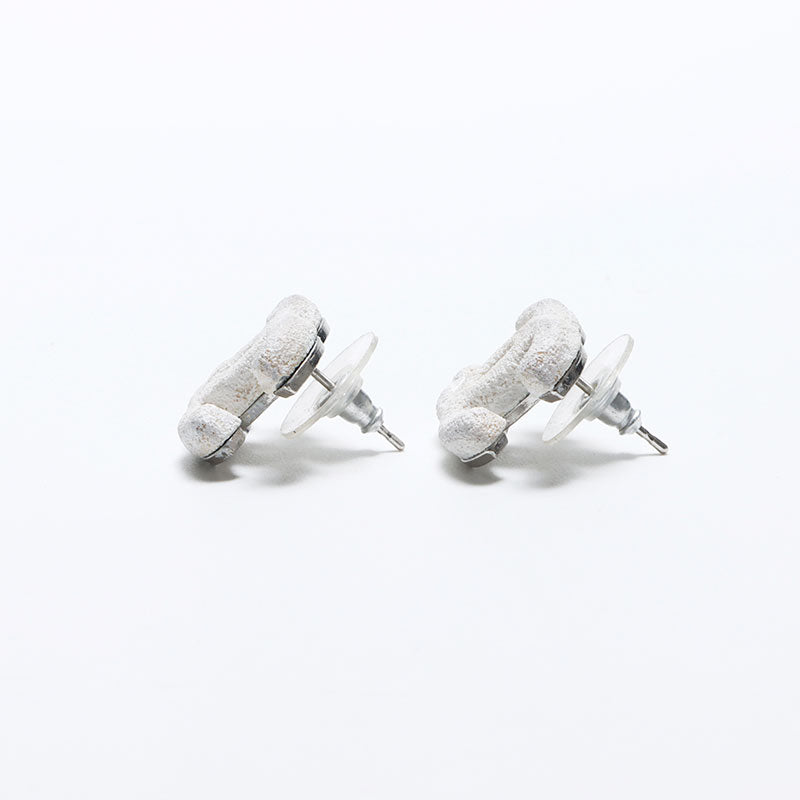 シャネル CHANEL 珊瑚モチーフ ココマーク 03A ピアス ホワイト