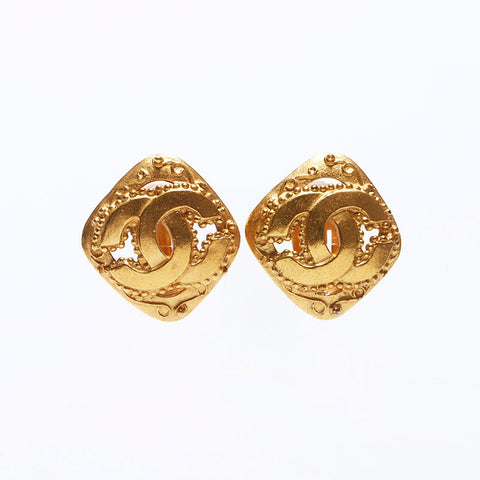 Chanel Coco Mark 96a Boucles d'oreilles en or vintage WS10922