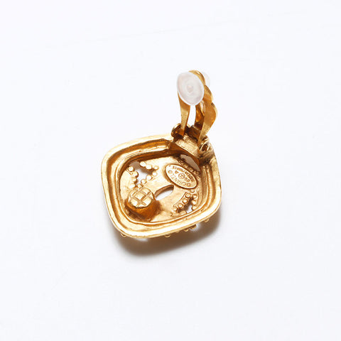 CHANEL COCO Mark 96A Vintage Earring gold WS10922