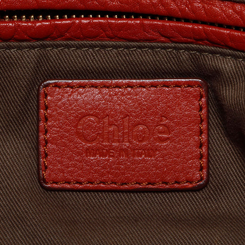 クロエ Chloe マーシー 2way レザー ハンドバッグ ブラウン WS10931