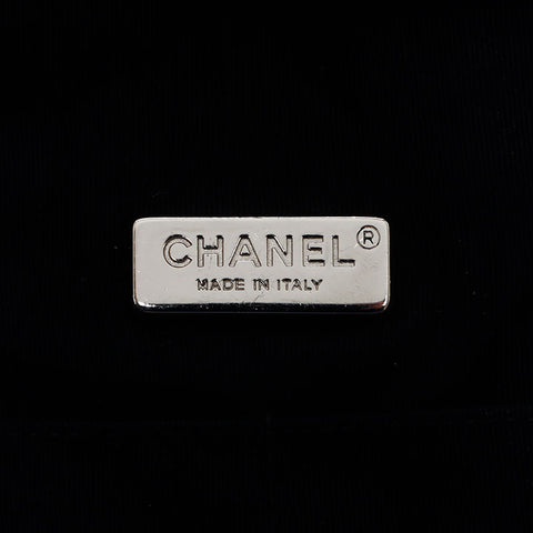 シャネル CHANEL 23番台 ラムスキン チェーン ココマーク マトラッセ シルバー金具 リュック・デイパック ブラック WS10935