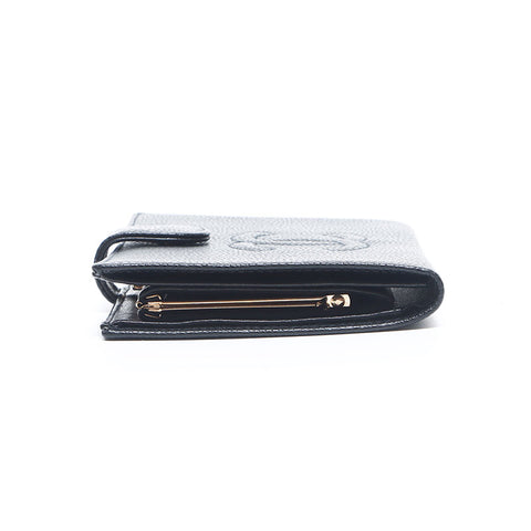 CHANEL No.6 COCO Mark Caviar Skin Purse black WS10943