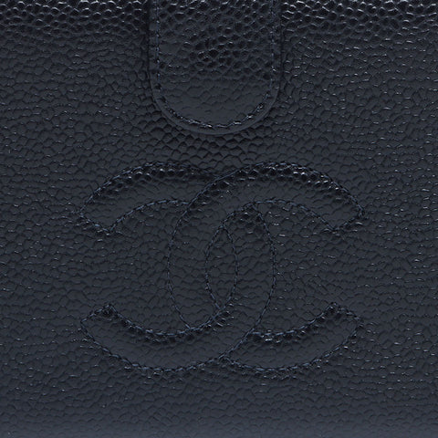 CHANEL No.6 COCO Mark Caviar Skin Purse black WS10943