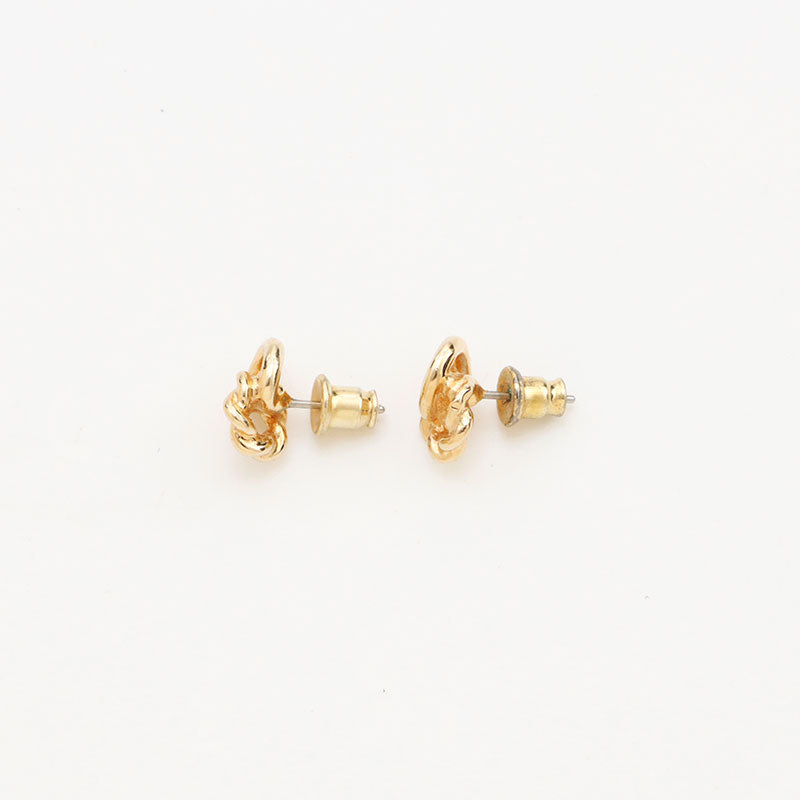 Dior クリスチャンディオールゴールドピアス美品 クリスチャンディオール Christian Dior ラウンド ピアス ゴールド