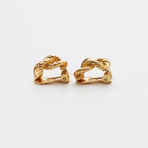 Boucles d'oreilles vintage chrétiennes Gold WS10989