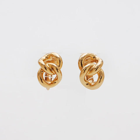 Boucles d'oreilles vintage chrétiennes Gold WS10991