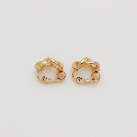 Boucles d'oreilles vintage chrétiennes Gold WS10991
